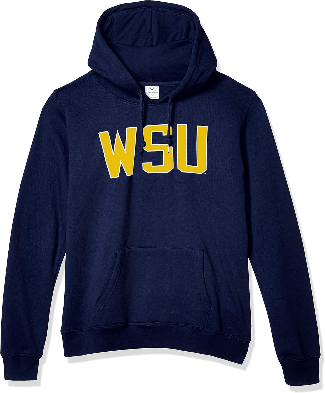 Top of the World Womens Essential Script Fleece Hoodie Sweatshirt : Clothing