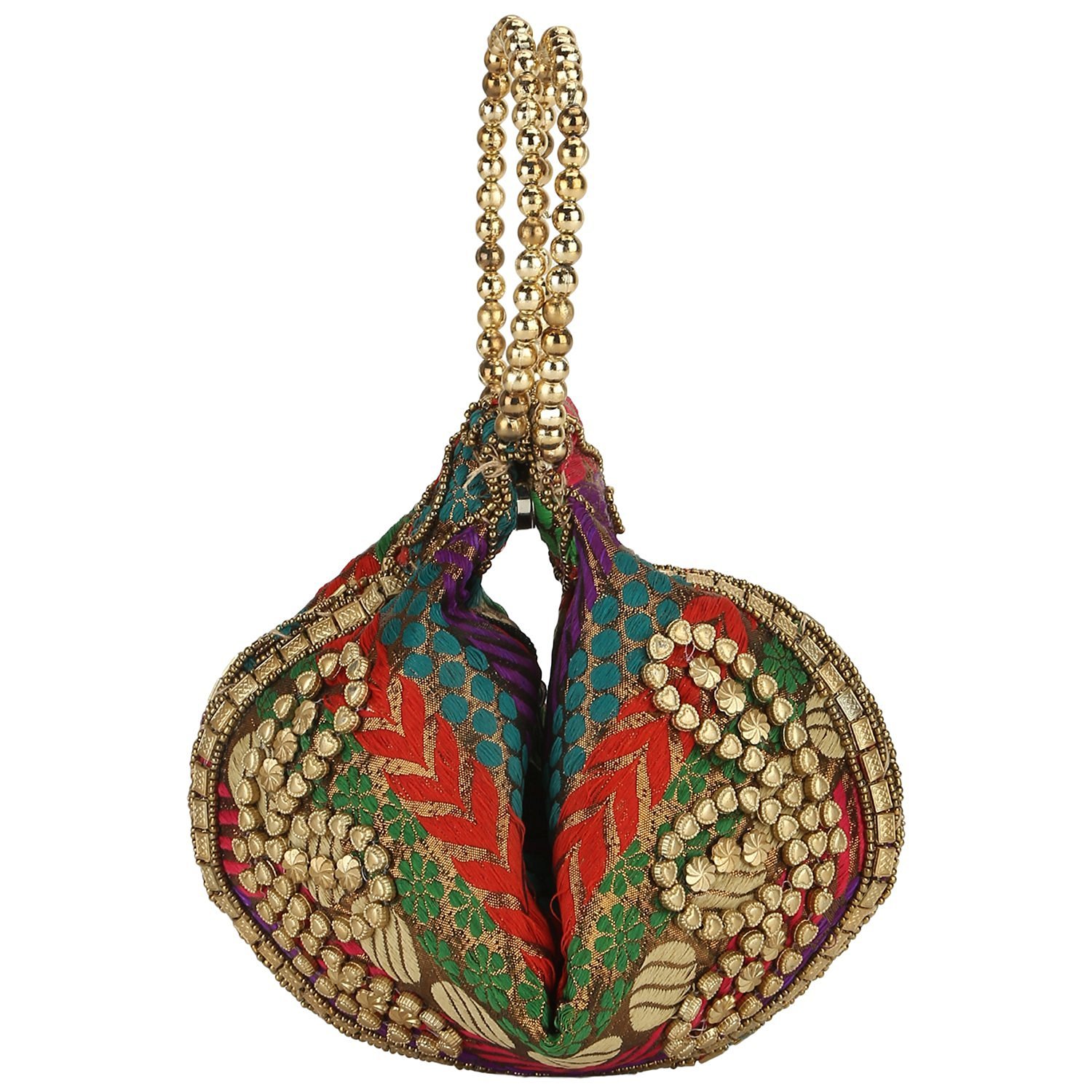 stop here handmade zari hari potli bag