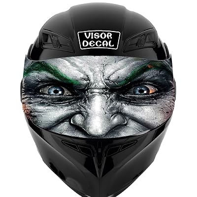 Buy V18 Joker VISOR TINT DECAL Graphic Sticker Helmet Fits: Icon Shoei Bell  HJC Oneal Scorpion AGV Online in Vietnam. B06WV8KWTP