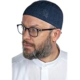 ihvan online Turkish Muslim Knitting Kufi Hats for Men, Taqiya, Takke, Peci, Islamic Caps, Islamic Gifts, Standart Size