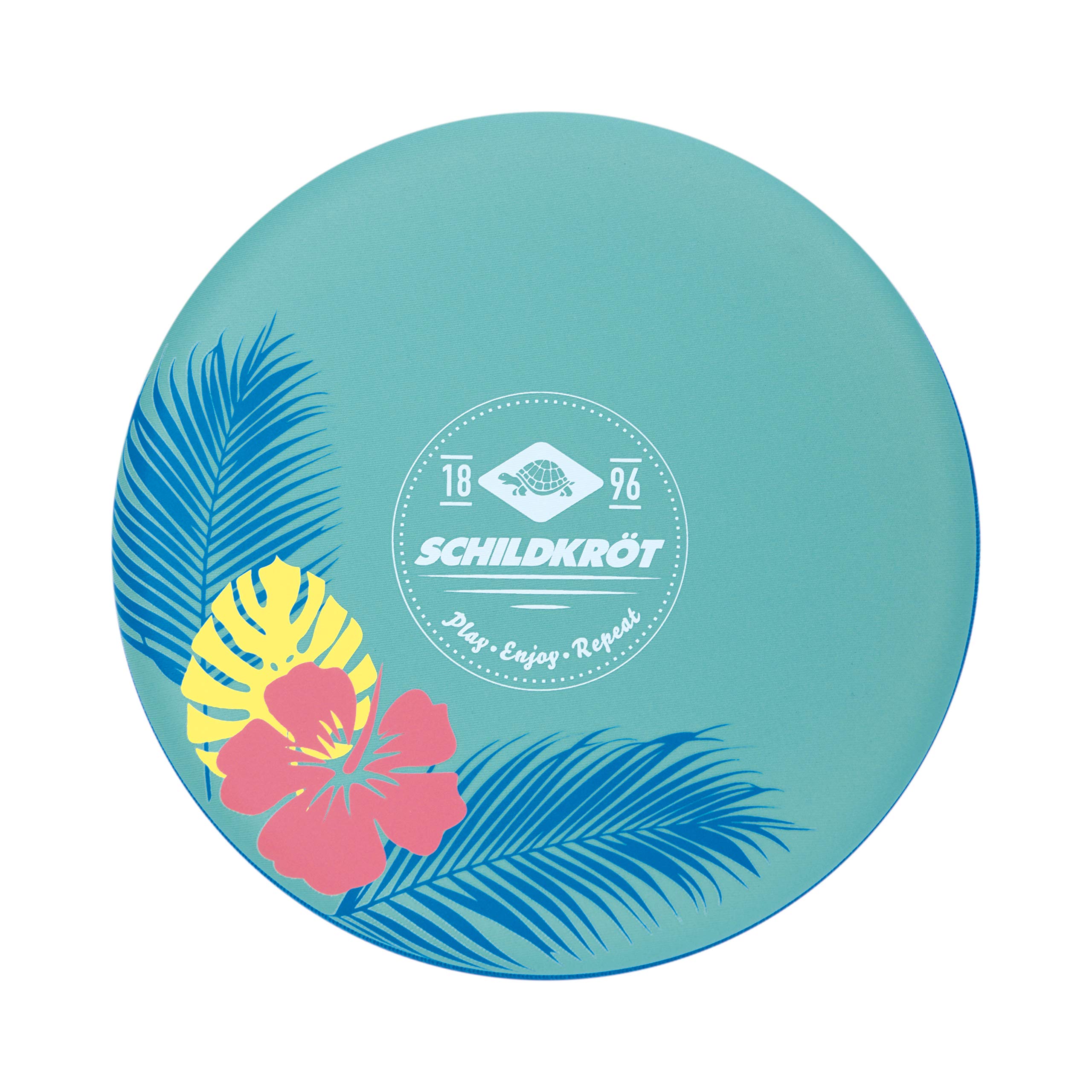 Schildkröt Tropical Disc, Solid Foam Frisbee with Neoprene Cover, Ø 23cm, Good Flight Characteristics, Low Weight, Saltwater-Proof, Ideal for the Beach and Garden, 970296