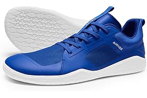 AIRHAS Men's Barefoot Shoes Zero Drop Workout Shoes Minimalist Gym Shoes for Men Deadlift Cross Training Sneakers