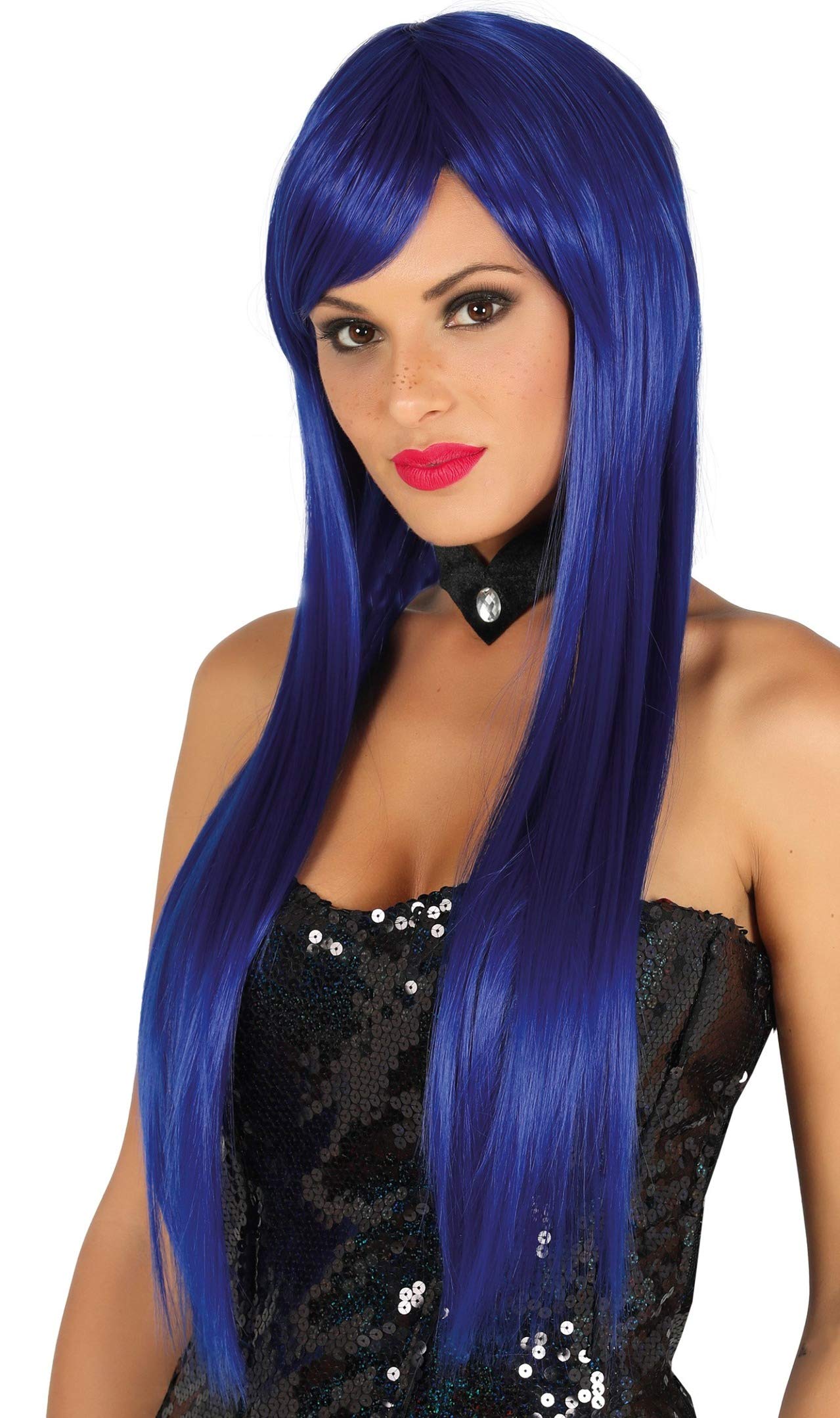 FIESTAS GUIRCA Smooth Luxury Blue Wig