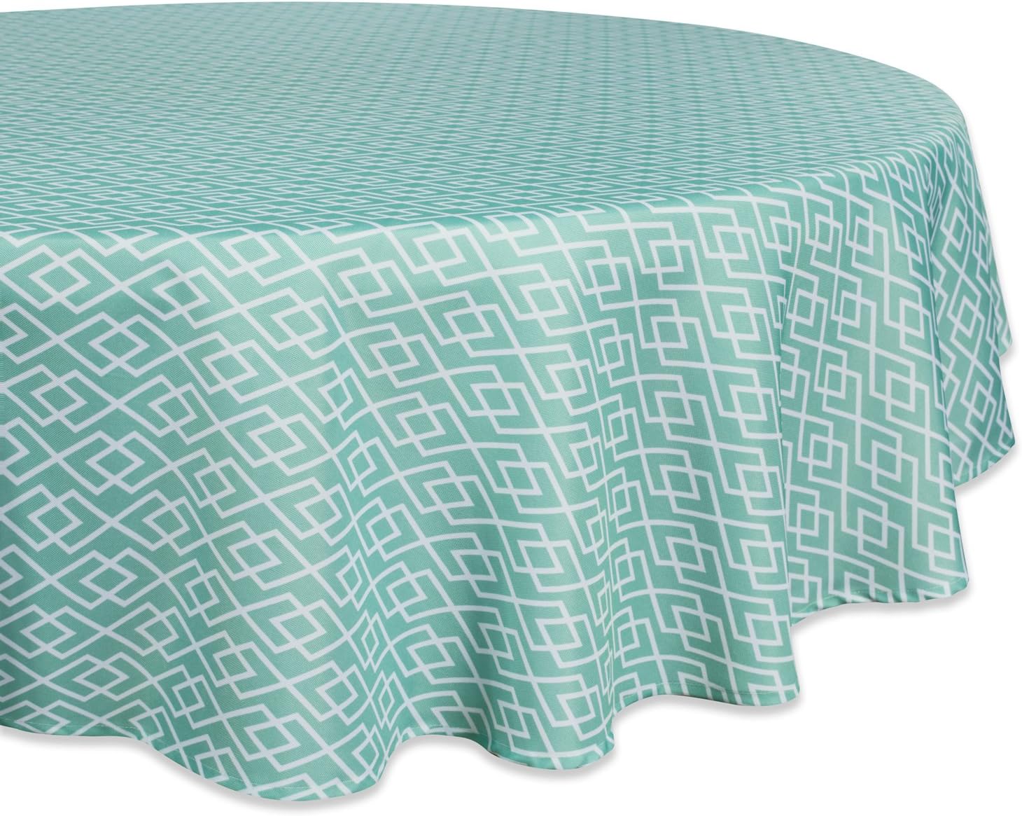 Best teal round table cloth