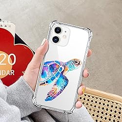 LuGeKe Sea Turtles Print Case for iPhone 12 Pro