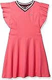 Tommy Hilfiger Girls' Short Sleeve Solid Dress
