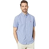 U.S. POLO ASSN. Short Sleeve CVC Yarn-Dye Poplin Woven Shirt