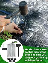 WOHOHOHO Heavy Duty Landscape Weed Control Fabric 3.3ft x 33ft 1m x 10m view 7