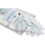 INTERTECK PACKAGING 0.5 Gram Silica Gel Packets - Rechargeable Desiccant Packets and Dehumidifiers (Non-Indicating, Tyvek 250 Pack)