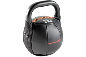 BIONIC BODY by Marcy Soft Kettlebell with Handle for Weightlifting, Conditioning, Strength and core Training