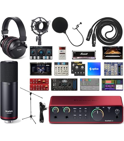 Focusrite Scarlett 2i2 studio 3rd Gen 美品 Focusrite Scarlett 2i2 3rd Gen Studio Bundle - Perfect Circuit