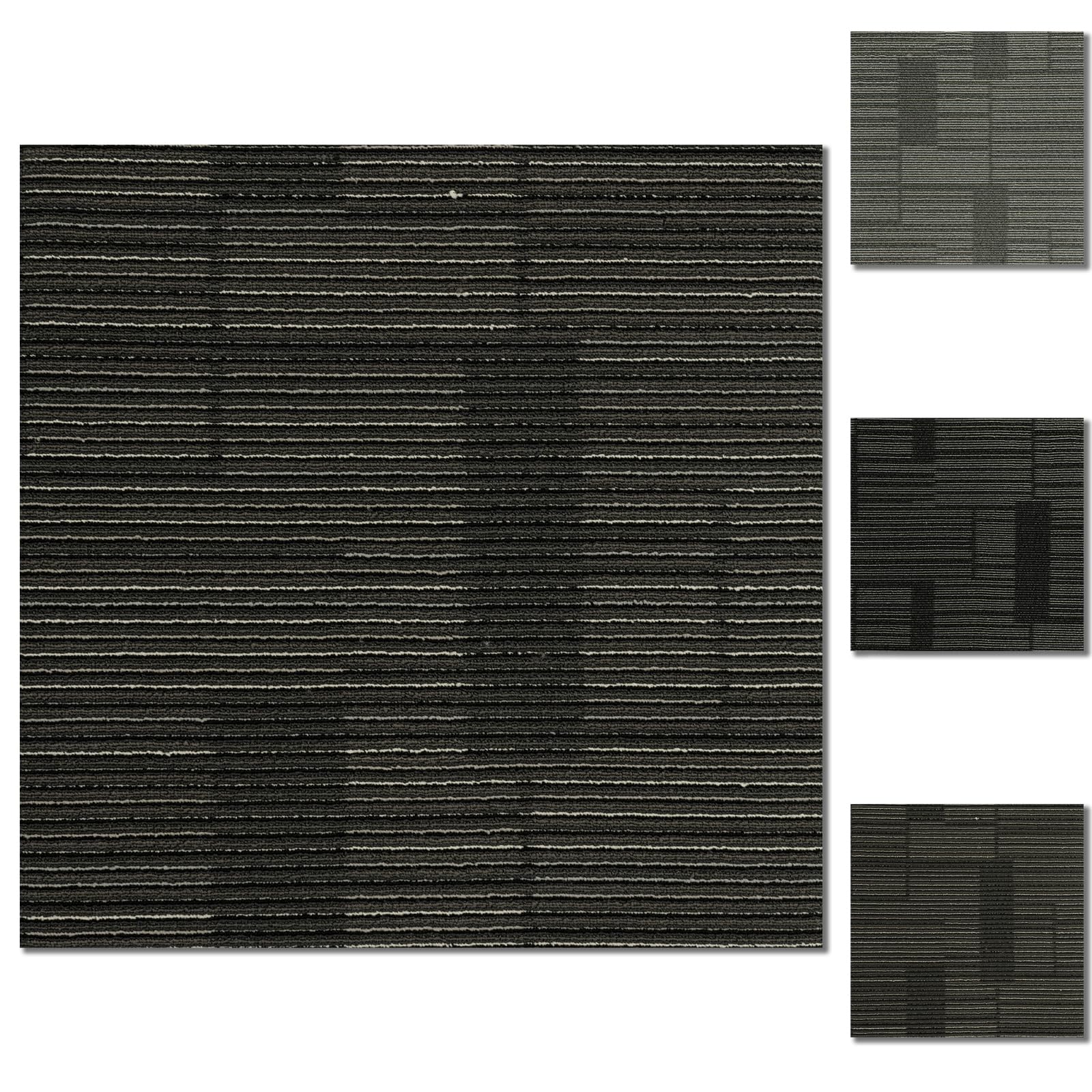 24" x 24" self-adhesive carpet tiles, 20 pack peel and stick carpet squares for indoor flooring, non