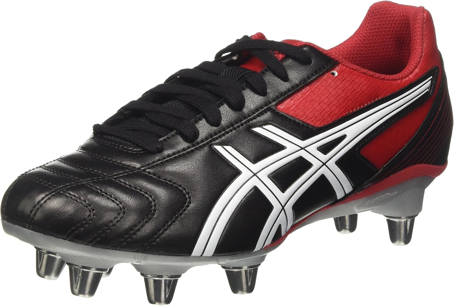 ASICS Lethal Tackle, Chaussures de Rugby Homme, Multicolore (Black