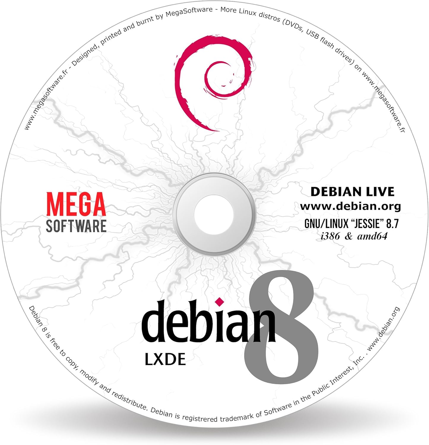 Debian 8 Live LXDE 32 & 64 bits DVD Amazon.fr Logiciels
