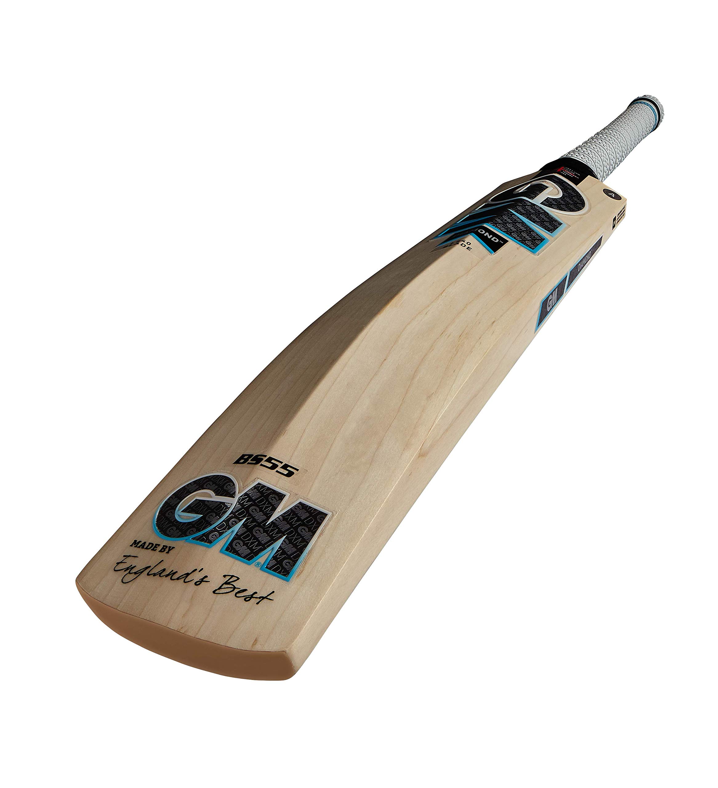 Gunn & Moore GM, Diamond, Ben Stokes Range, Cricket Bat, DXM & TT Technologies, Prime English Willow, 303, Size 2, Perfectly Scaled Junior Bat, Suitable For Players 129-137cm (4'3"-4'6")
