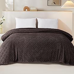 Whale Flotilla Fuzzy Fleece King Size Blanket for
