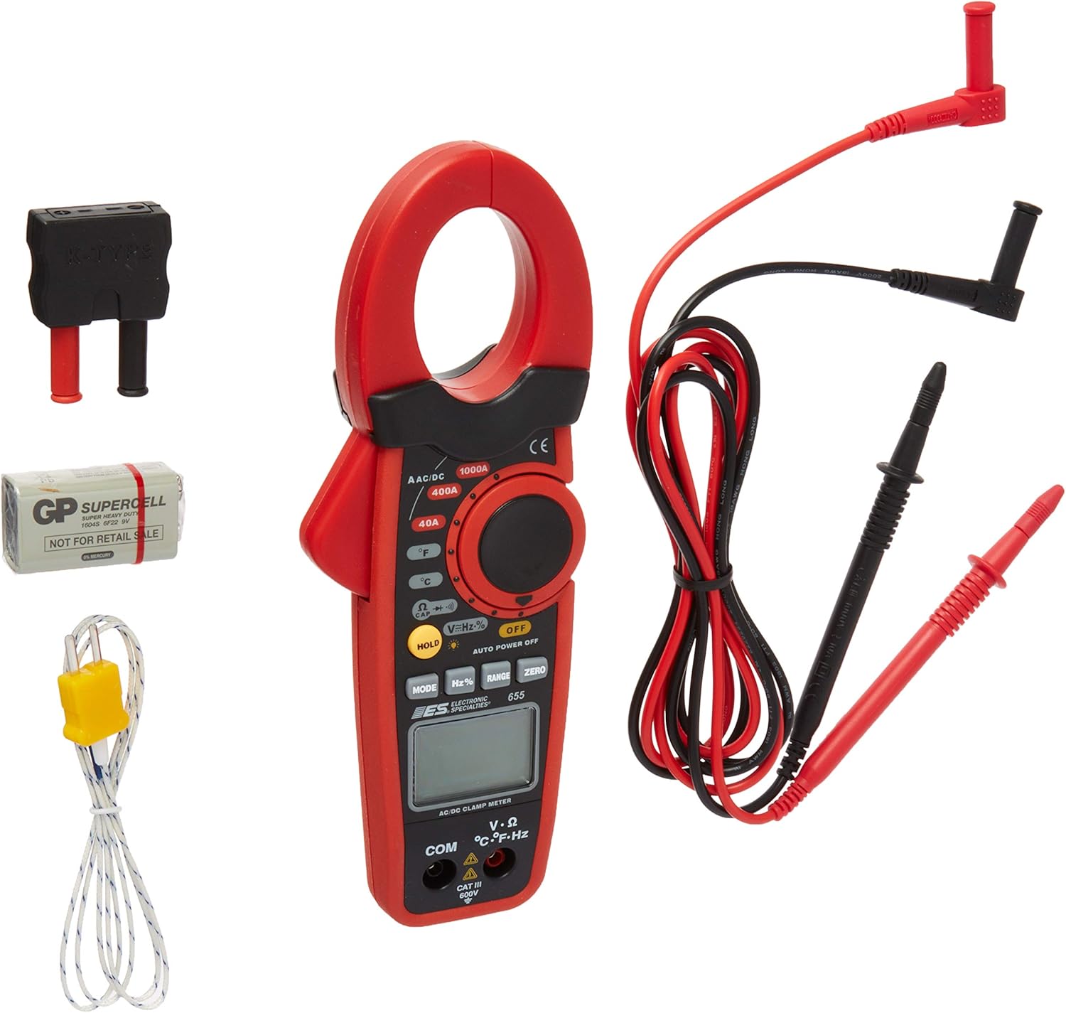 ESI 655 1000 Amp DC/AC Current Probe/DMM, Multimeters & Analyzers