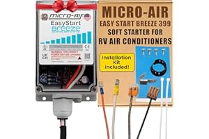 MICRO-AIR EasyStart Breeze 399 - Soft Starter for RV Air Conditioners - Starter Compressor Unit for Travel Trailers - Soft Start for 120V RV A/C Motors - Compact Design, Breeze w/Installation Kit