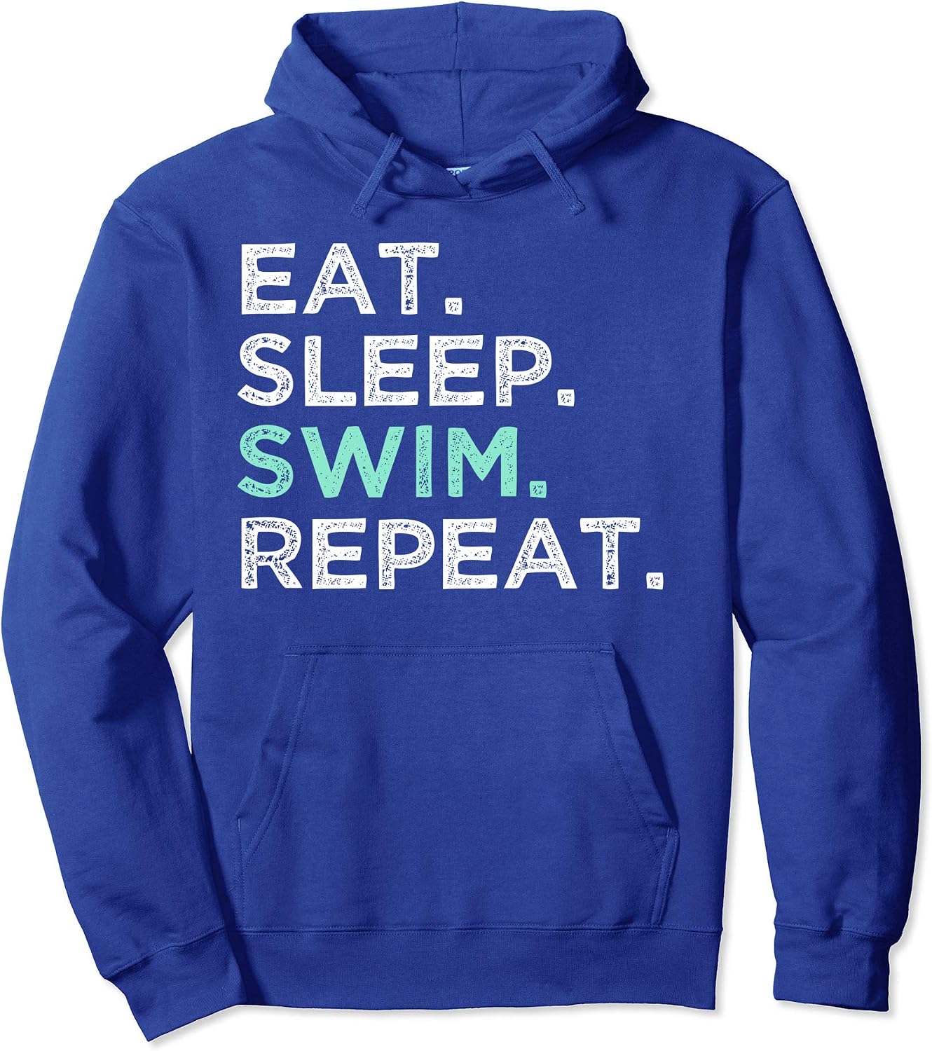 Eat Sleep Swim Repeat Hoodie. Funny Swimming Hoodie Clothing