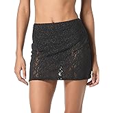 Michael Kors Womens Lace Pull on Cover Up Skirt