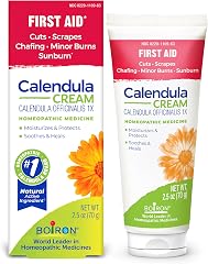 Boiron Calendula Cream for First Aid, Minor Burns, Cuts, Scrapes, Insect Bits and Sunburn - 2.5 oz