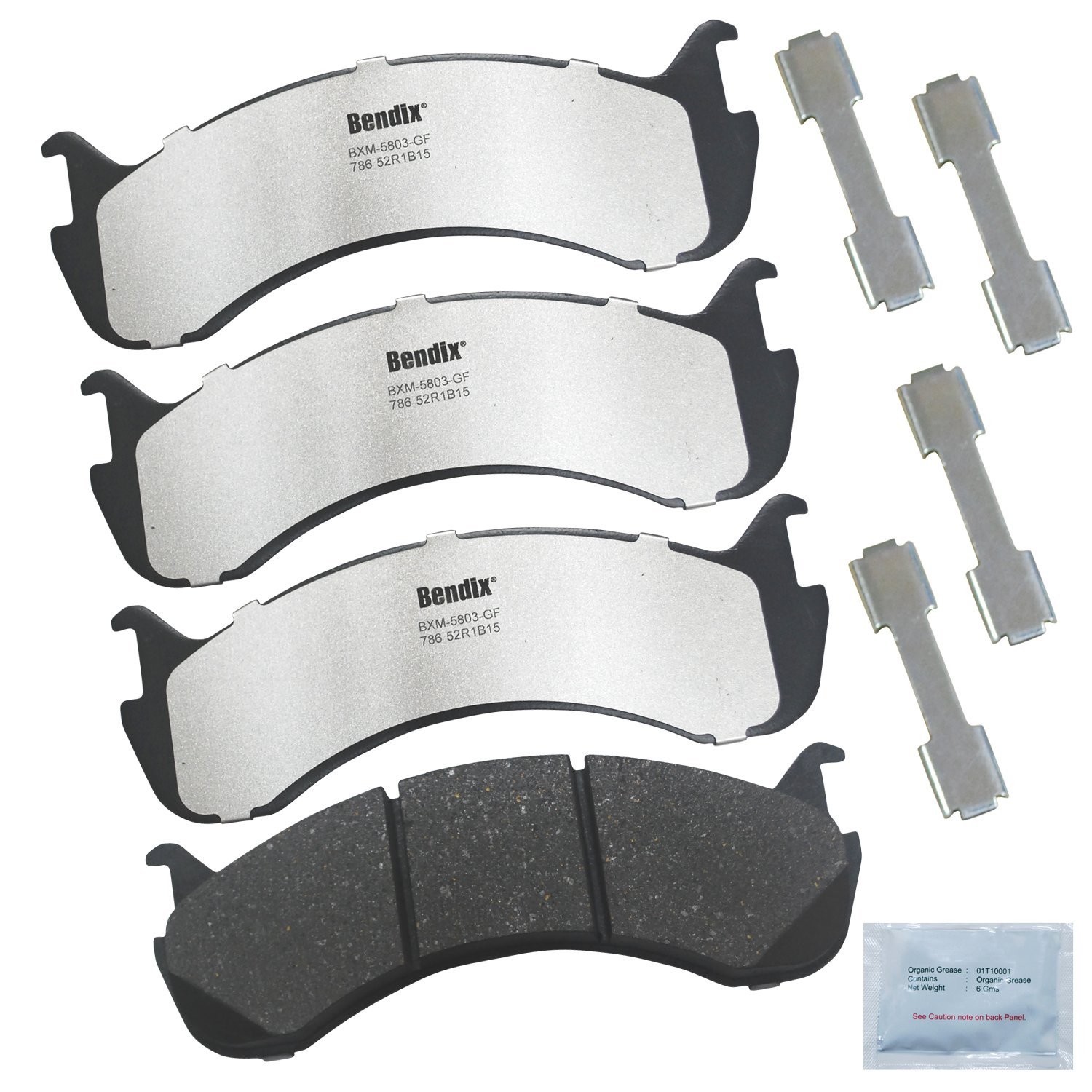 Bendix Fleet Metlok MKD786FM Brake Pads for Blue Bird All American FE,All RE,Commercial Bus,TC,Fleetwood Bounder,Anniversary Edition,Classic,Fortis,Southwind, F-53 Motorhome Chassis,F-53,F-59 Image Bendix Fleet Metlok MKD786FM Brake Pads for Blue Bird All American FE,All RE,Commercial Bus,TC,Fleetwood Bounder,Anniversary Edition,Classic,Fortis,Southwind, F-53 Motorhome Chassis,F-53,F-59 Image