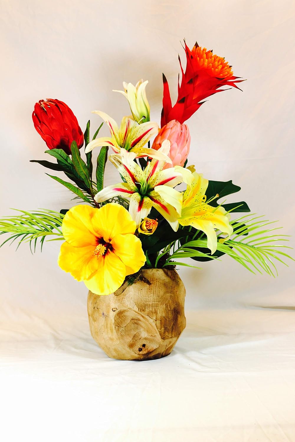 Amazon Com Tropical Artificial Flower Arrangement Home Decor