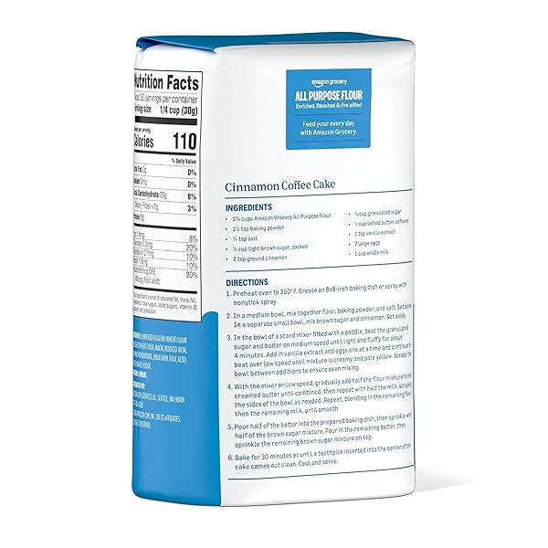 AMAZON GROCERY, ALL PURPOSE FLOUR, 2 LB