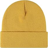 2THESTARS Beanie for Men Women Warm Winter Hat Windproof Thick Knitted Cuffed Unisex Skull Cap