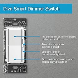 Lutron Diva Smart Dimmer Light Switch with