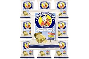 QT LIMITED Pirate's Booty Aged White Cheddar Cheese Puffs, 0.5oz, Pack of 10
