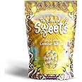 Fairyland Sweets Freeze Dried Candy Lemon Bites – Fun, Crunchy lemon flavored – Freeze Dried Lemon Hard Candy - 4.0 oz Resealable Bag