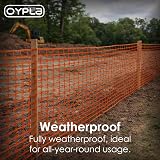 Oypla Heavy Duty Orange Safety Barrier Mesh Fencing 1m x 25m view 3
