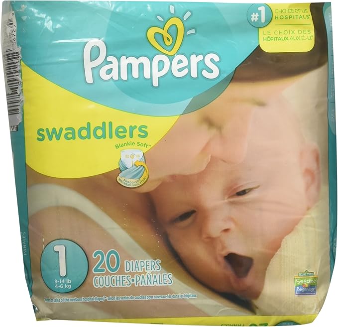 20 ct pampers swaddlers