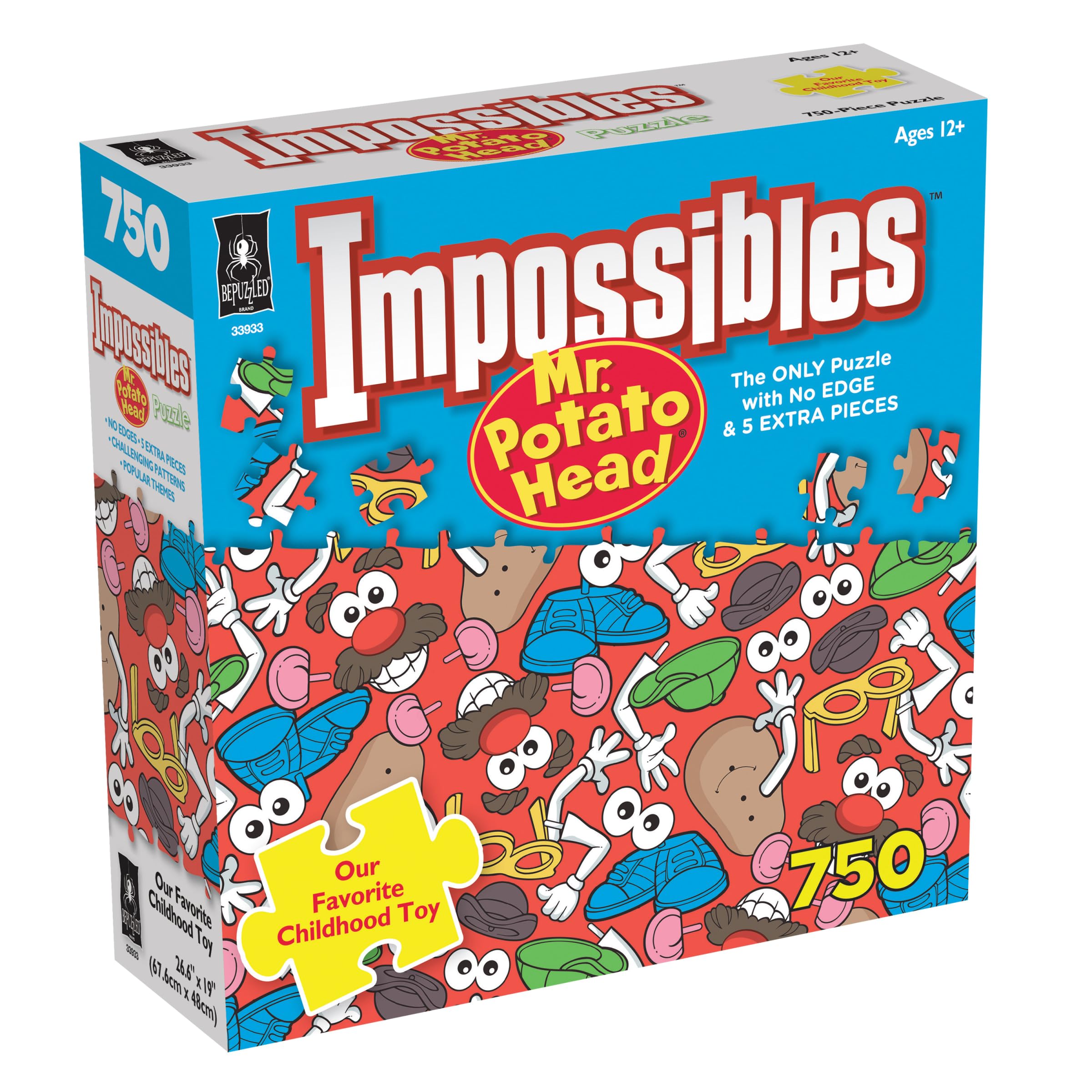 Impossibles Mr Potato Head Jigsaw Puzzle, 750 Piece, White