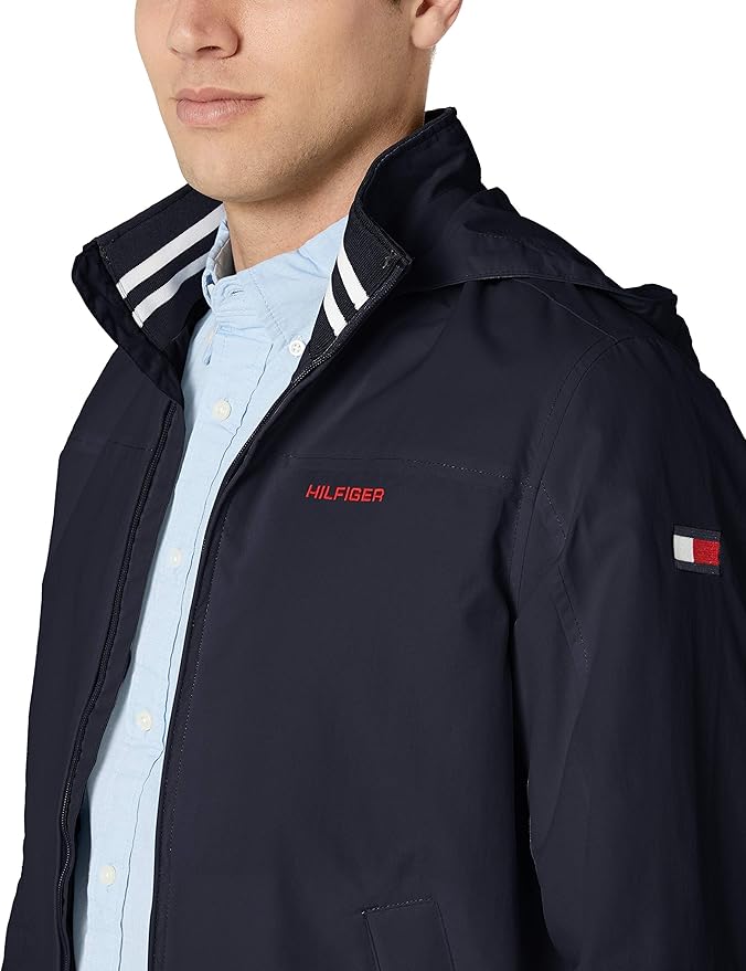 Tommy Hilfiger 汤米希尔费格 轻量防水 男式连帽夹克 5折.5 多色可选 海淘转运到手约¥393