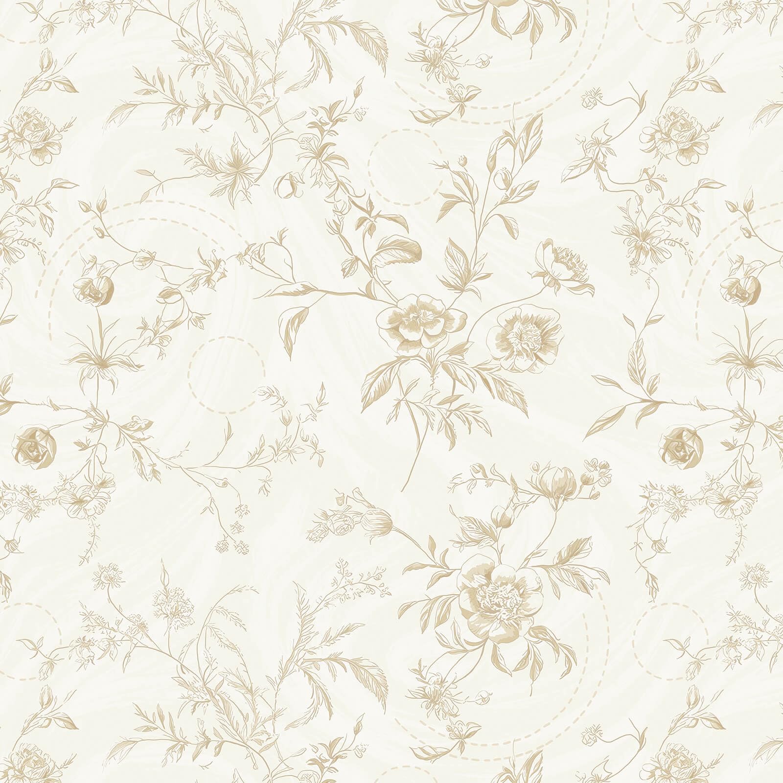 Photo 1 of Heroad Floral Wallpaper Vintage Beige French Country Boho Wallpaper Peel and Stick for Bedroom Neutral Contact Paper Removable for Cabinets Decoration Self-Adhesive Waterproof Vinyl 17.3”x393”