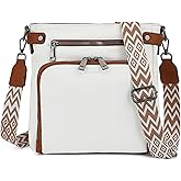 TANTOMI Crossbody Bags for Women Purses for Women Trendy Leather Shoulder Handbags Travel Purse with 6 Card Slots