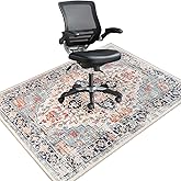 Homcomoda Office Chair Mat for Hardwood Floor 47"x59" Desk Chair Mat for Hardwood Floor Non Slip Desk Rug for Rolling Chair C
