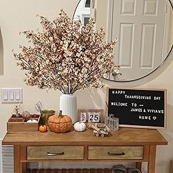 Sggvecsy 15 Pcs Babys Breath Artificial Flowers
