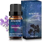 BURIBURI Lavender Essential Oil for Diffuser, Skin, Soap & Candle Making, 100% Pure Undiluted Natural Organic Lavender Aromatherapy Oils 10ml