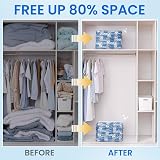 TAILI Extra Large Vacuum Storage Bags Cube 4 Jumbo Reusable view 4