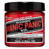 MANIC PANIC Classic Rock N Roll Red Semi Permanent