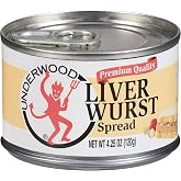 Underwood Liverwurst Spread 4.25 Ounce (Pack of 2)