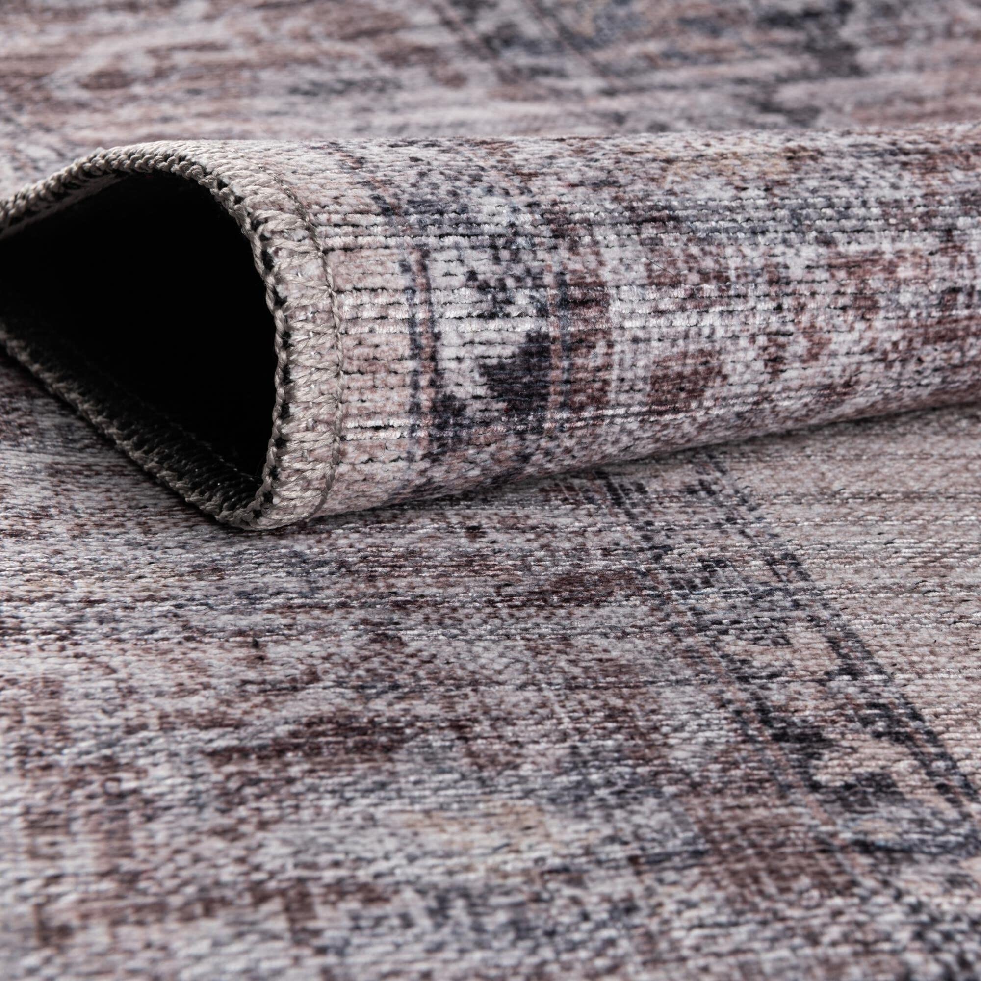 Photo 1 of (no box or bag) (used/fair) Overstock Traditional Shara Collection Area Rug 8'x10' - Ivory-Gray