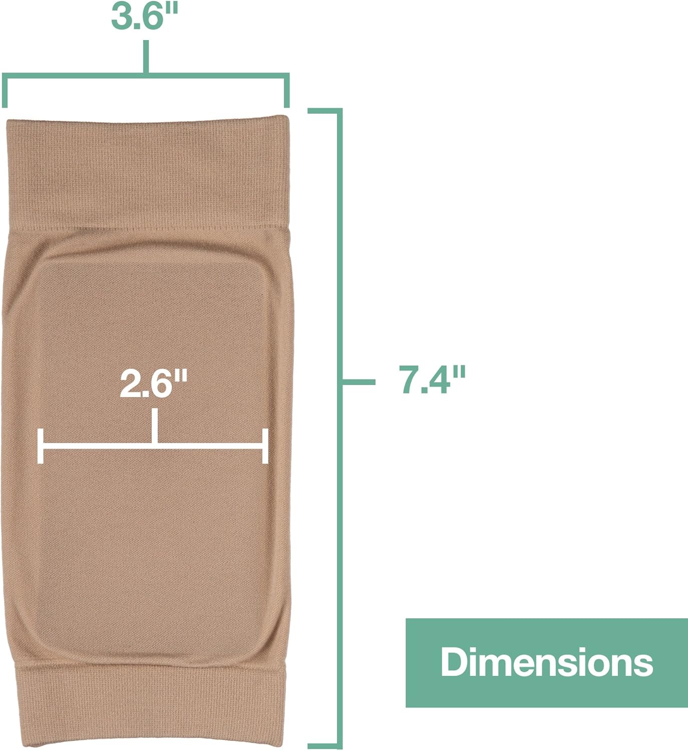 ZenToes Padded Skate Socks for Lace Bite Protection - 1 Pair - for Hockey, Skating and Tall Boots: Health & Personal Care