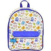 Concept One Gilmore Girls Mini Backpack, All-Over Design Small Travel Bag Purse with Adjustable Shoulder Straps for Men and Women, Multi