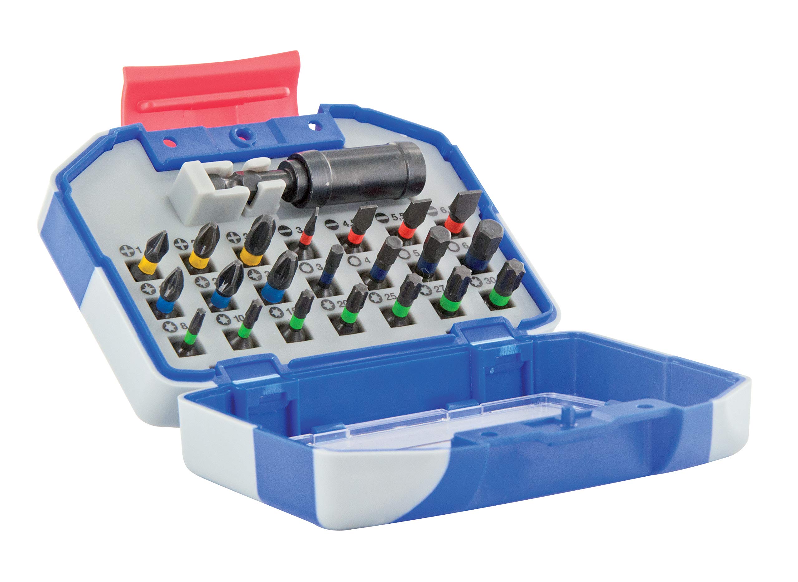 Tivoly 11521572009 Impact Shock Series Twist Screw Bits Set of 22
