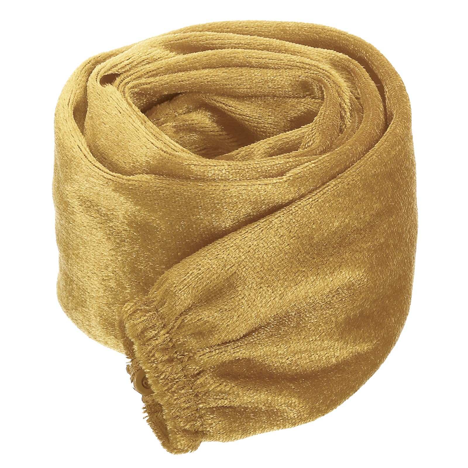 PATIKIL 3.28ft Lamp Chain Cover, Chain Protective Sleeve Washable with Zipper for Chandelier Lighting Wires Swing Light Fixture, Gold Tone