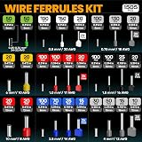 SOMELINE Hexagonal Crimp Tool Kit 28 Types Ferrules 0.25-10 mm² Pliers view 4